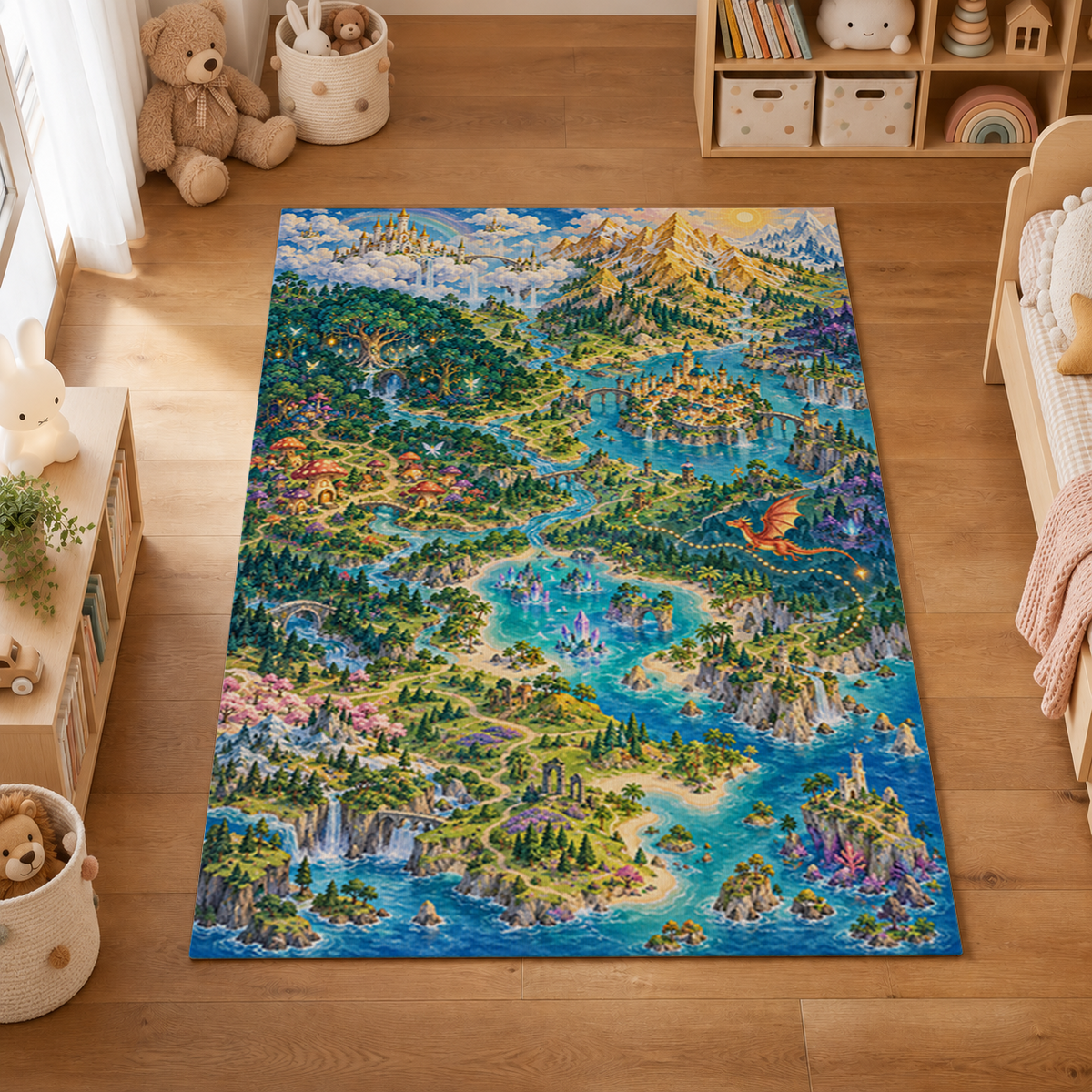 Map of Eldoria Eldoria Area Rug — product view 2