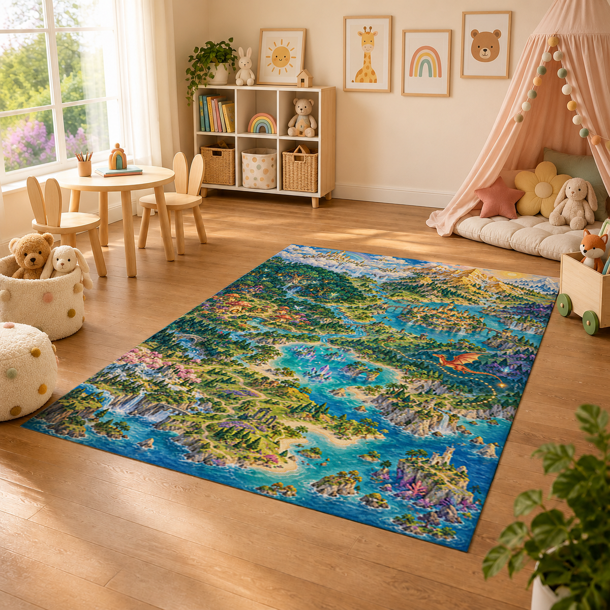 Map of Eldoria Eldoria Area Rug — product view 4
