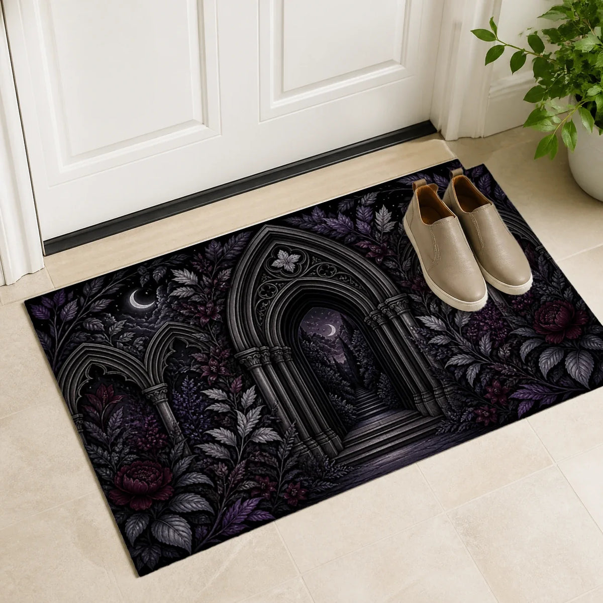 Midnight Threshold Nyx doormat mockup view 3