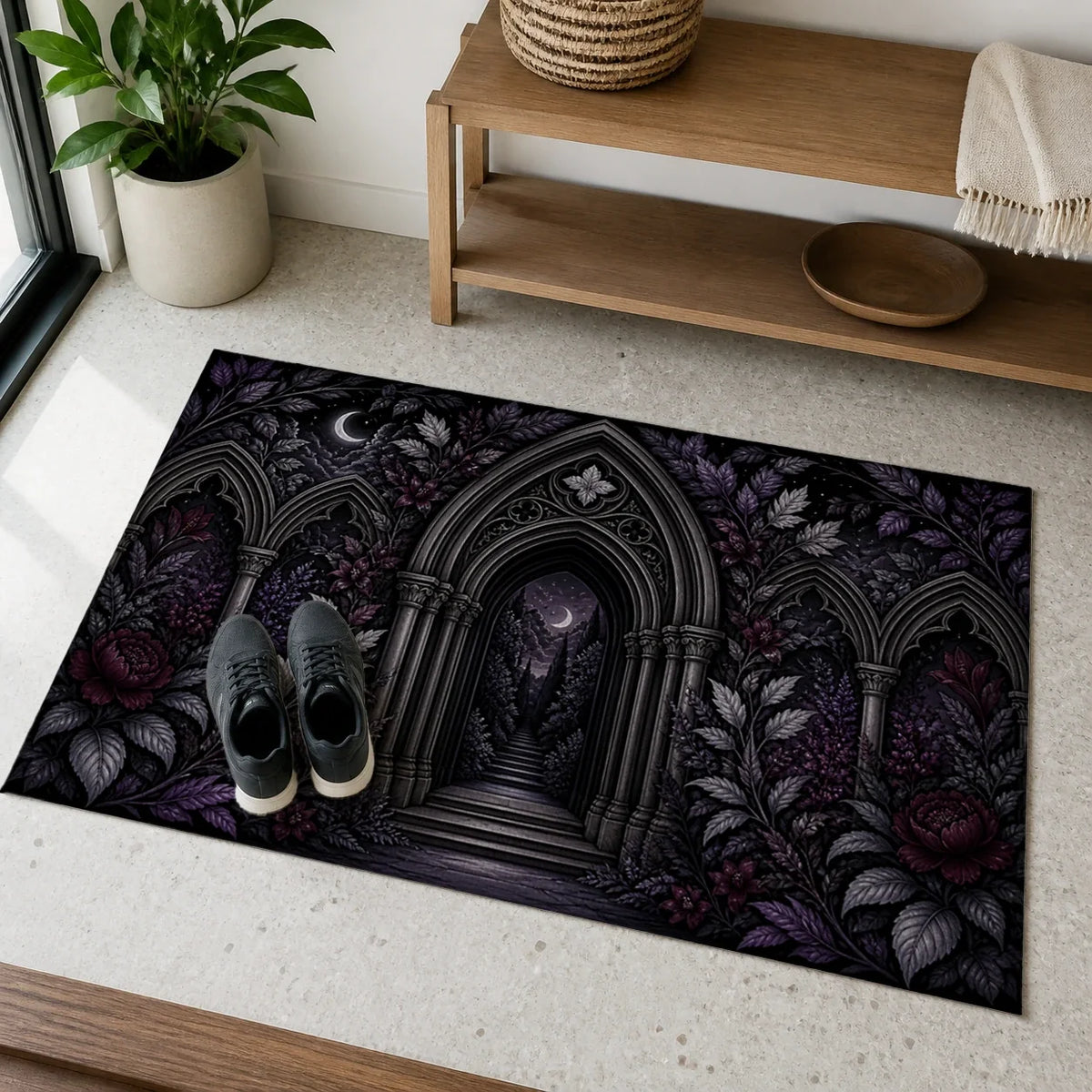Midnight Threshold Nyx doormat mockup view 4