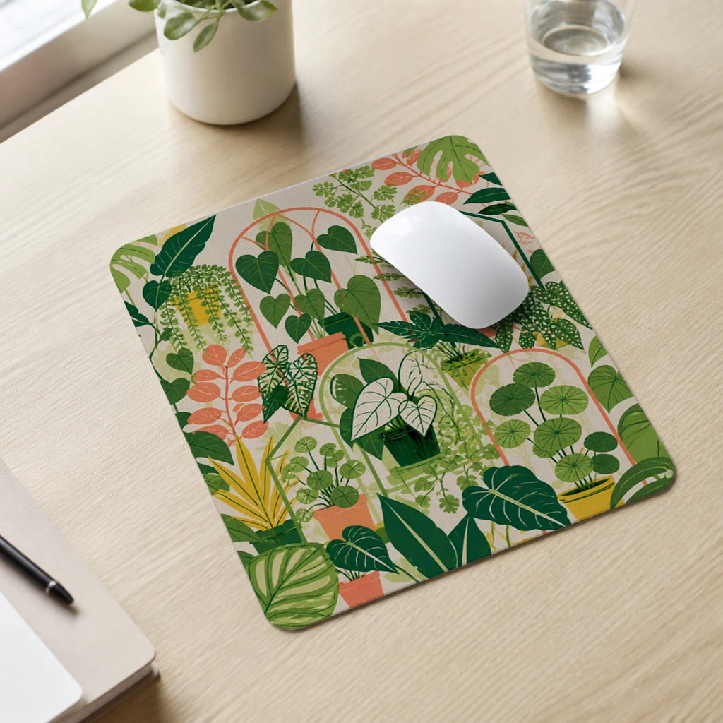 Mini Greenhouse Chloris mousepad mockup view 4