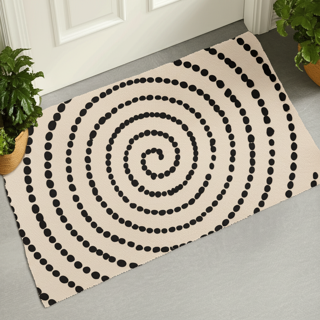 Swirl Dots Doormat