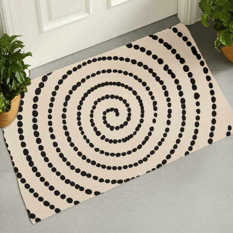 Swirl Dots Doormat