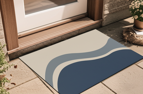 Modern Waves Doormat