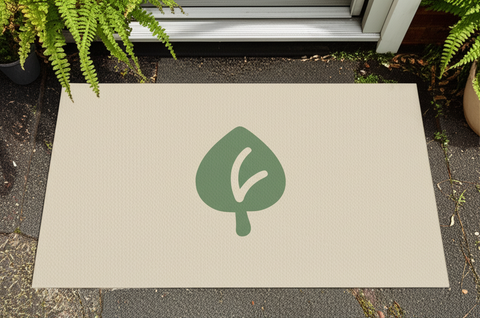 Botanical Leaf Doormat