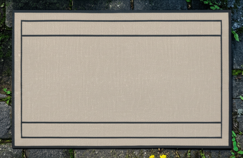 Simple Border Doormat