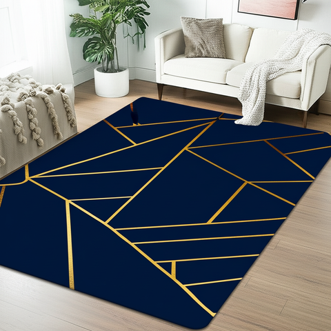 Geometric Lines Premium Rug