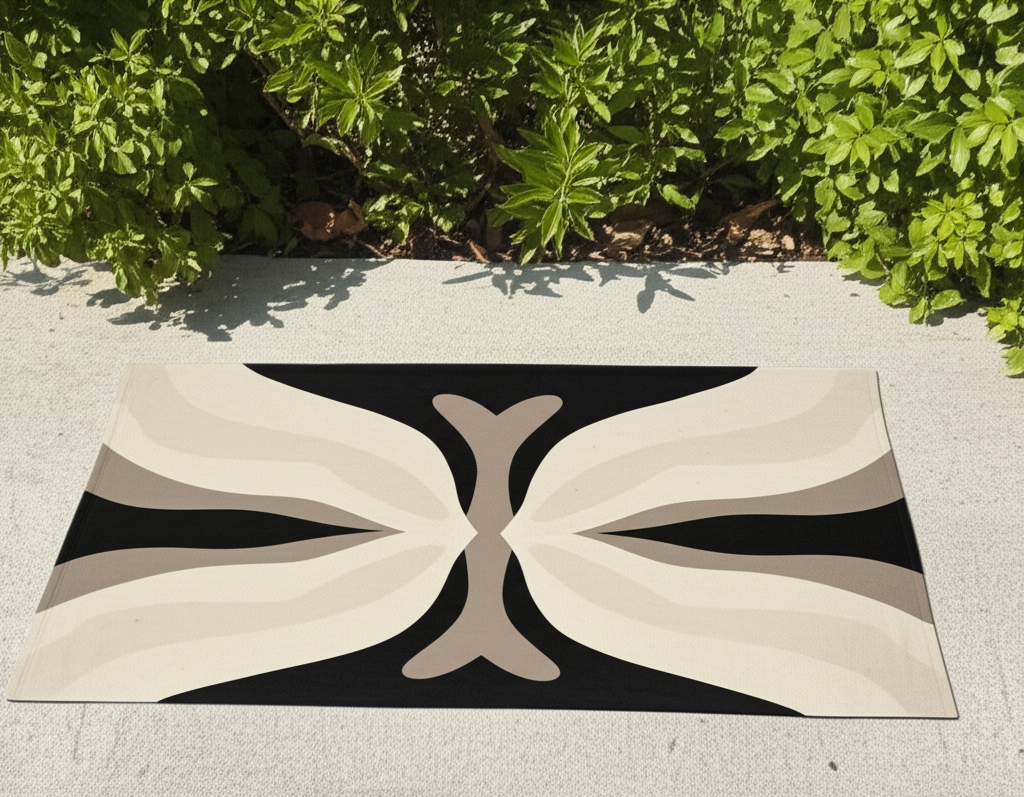 Abstract Eclipse Doormat