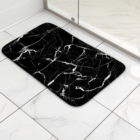 Marble Texture Bathroom Mat