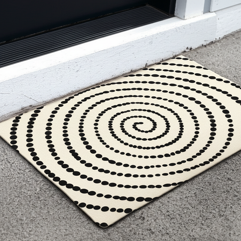 Swirl Dots Doormat