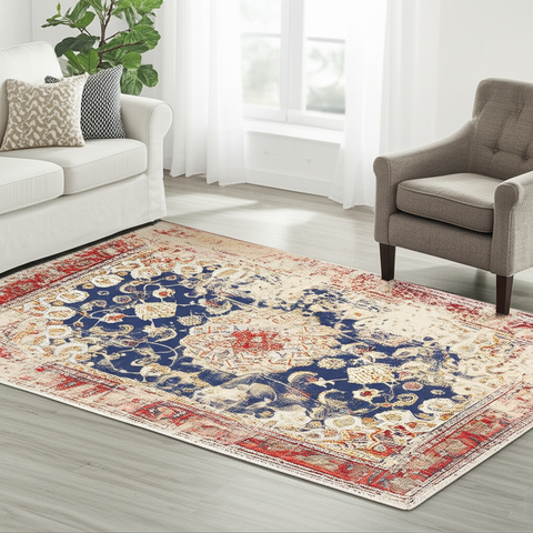 Vintage Floral Premium Rug
