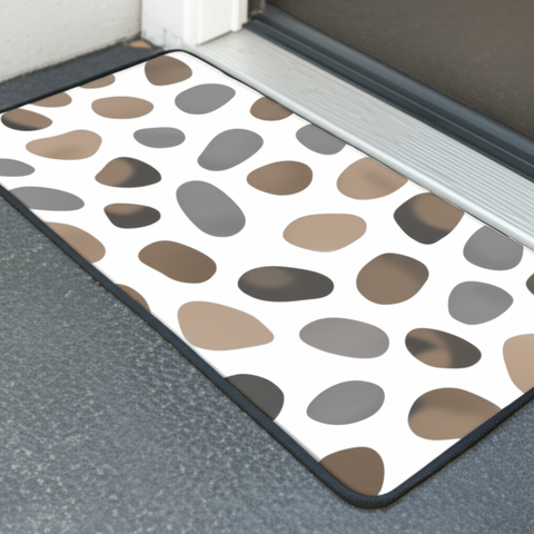 Neutral Pebble Pattern Doormat