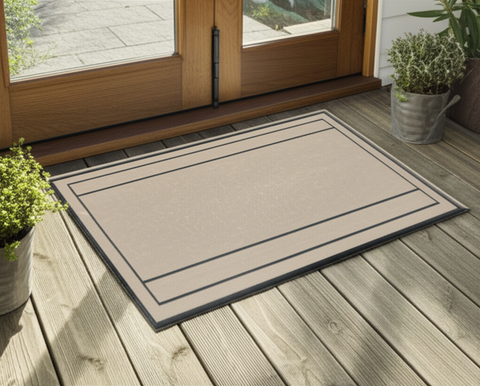 Simple Border Doormat