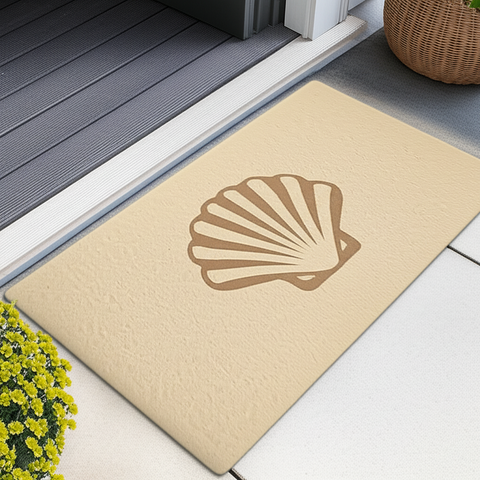 Seashell Pattern Doormat