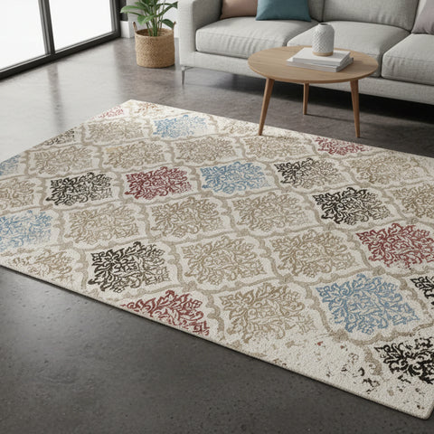Vintage Floral Rug
