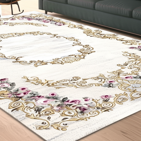 Floral Medallion Premium Rug