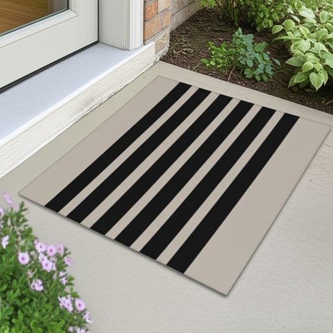 Striped Pattern Doormat