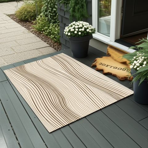Abstract Wave Doormat