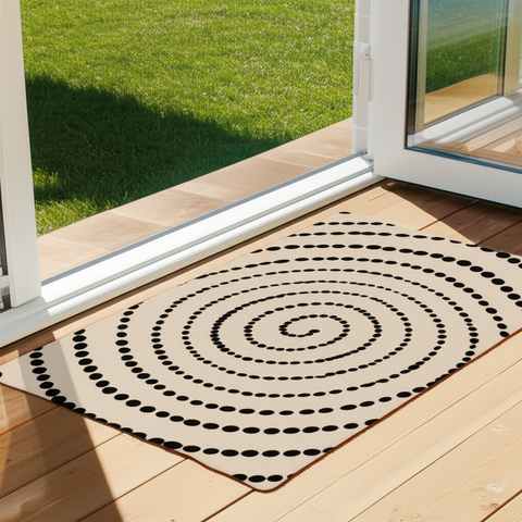 Swirl Dots Doormat