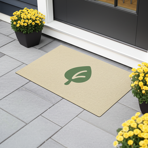 Botanical Leaf Doormat