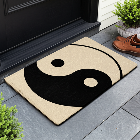 Yin Yang Doormat