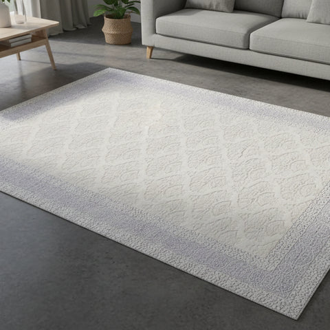 Elegant Damask Rug
