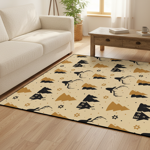 Rustic Christmas Rug