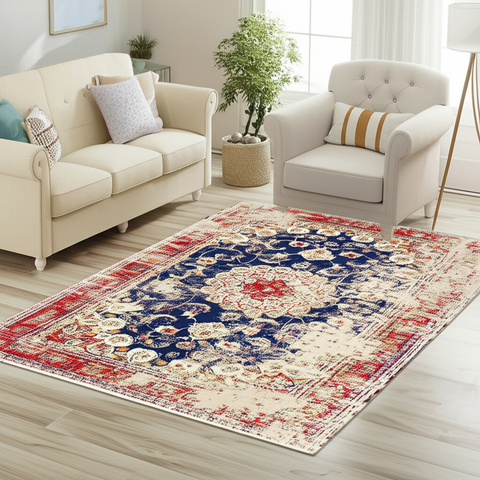Vintage Floral Premium Rug