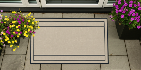 Simple Border Doormat