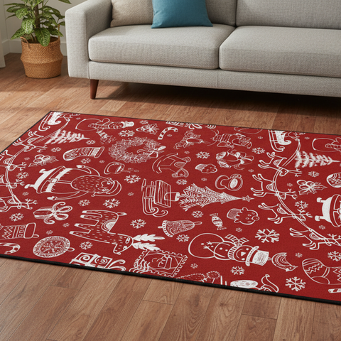 Festive Christmas Rug