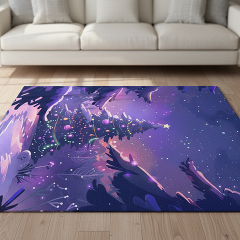 Whimsical Starry Night Rug