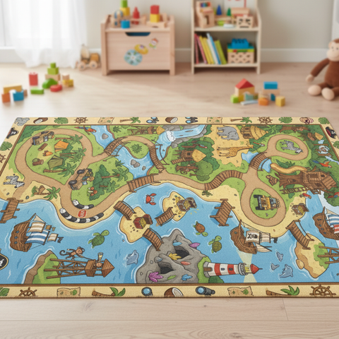 Cartoon Safari Rug