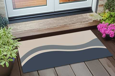 Modern Waves Doormat