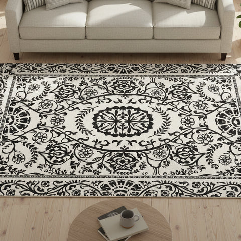 Elegant Floral Rug