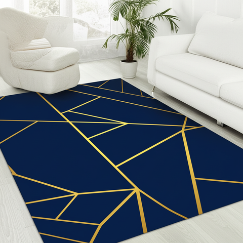 Geometric Lines Premium Rug