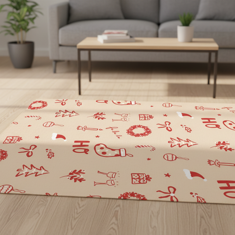 Festive Christmas Rug