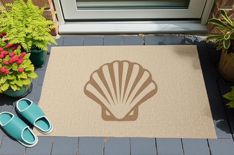 Seashell Pattern Doormat