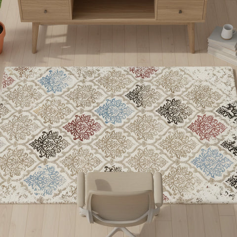 Vintage Floral Rug