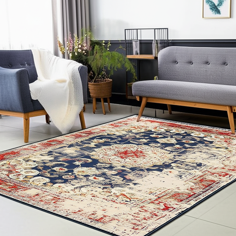 Vintage Floral Premium Rug