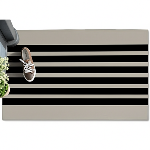 Striped Pattern Doormat