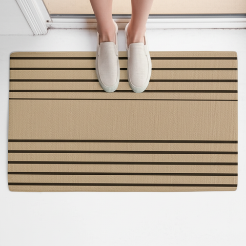 Striped Design Doormat