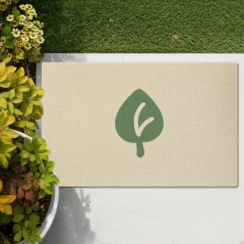 Botanical Leaf Doormat