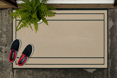 Simple Border Doormat
