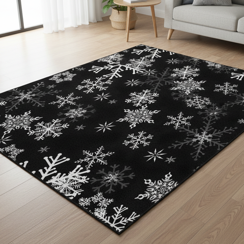Winter Snowflake Rug