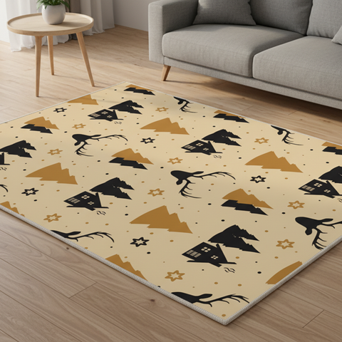 Rustic Christmas Rug