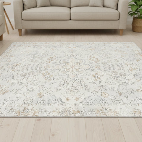 Vintage Floral Rug