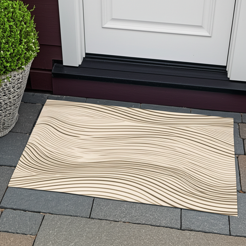 Abstract Wave Doormat
