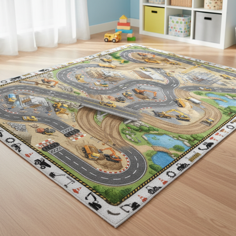 Construction Zone Rug