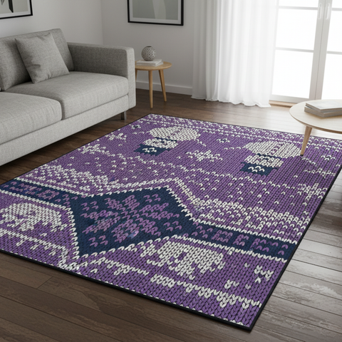 Winter Knit Rug