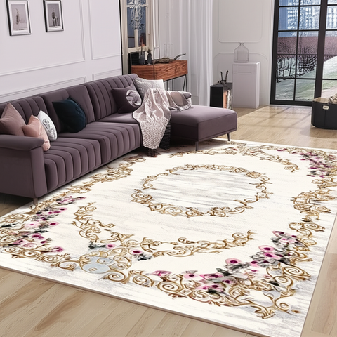 Floral Medallion Premium Rug